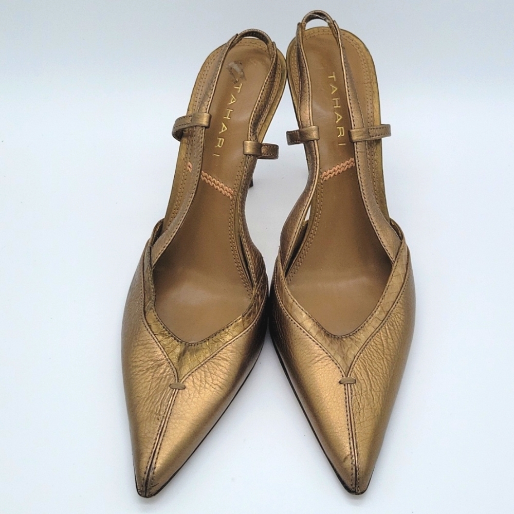 Tahari Harley Heel Sandle Sz 8M - Picture 5 of 8